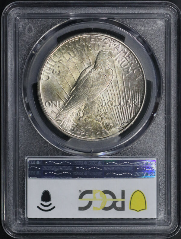 Reverse of this 1928-S Peace Dollar PCGS MS-64+