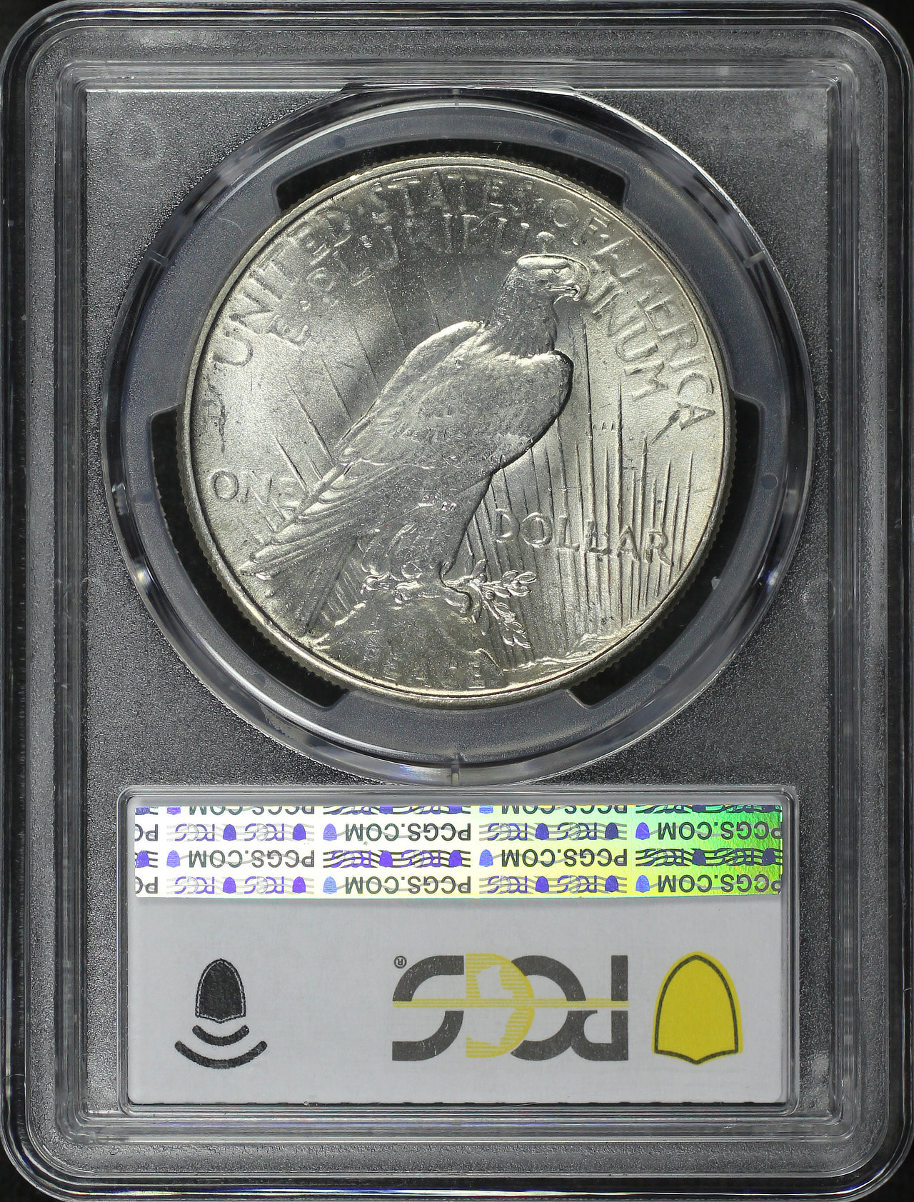 Reverse of this 1934 Peace Dollar PCGS MS-64