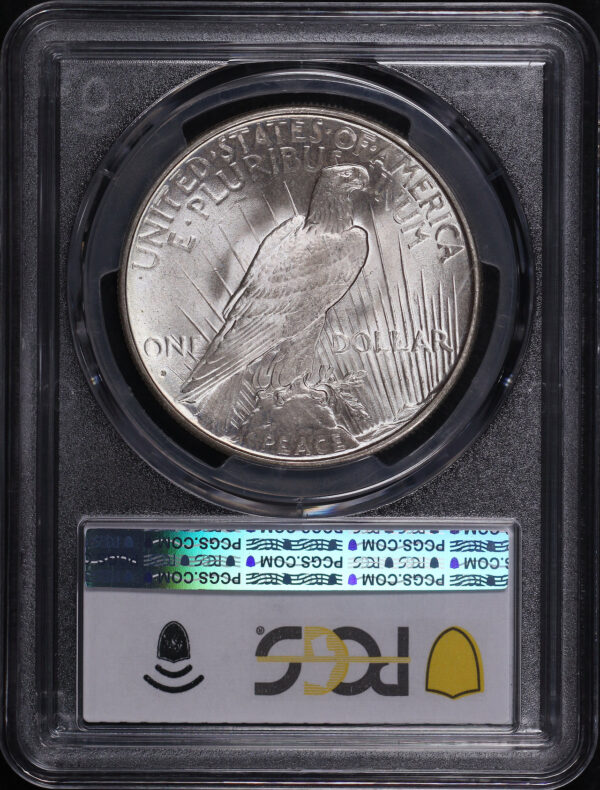Reverse of this 1934-D Peace Dollar PCGS MS-65