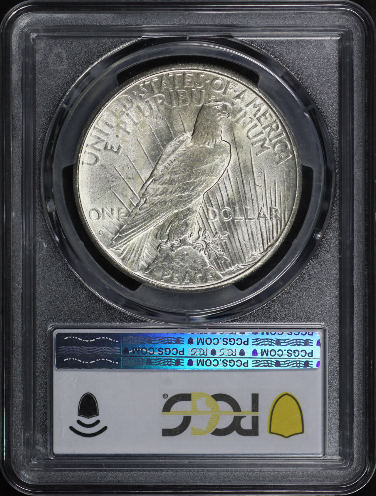 Reverse of this 1934-S Peace Dollar PCGS MS-61