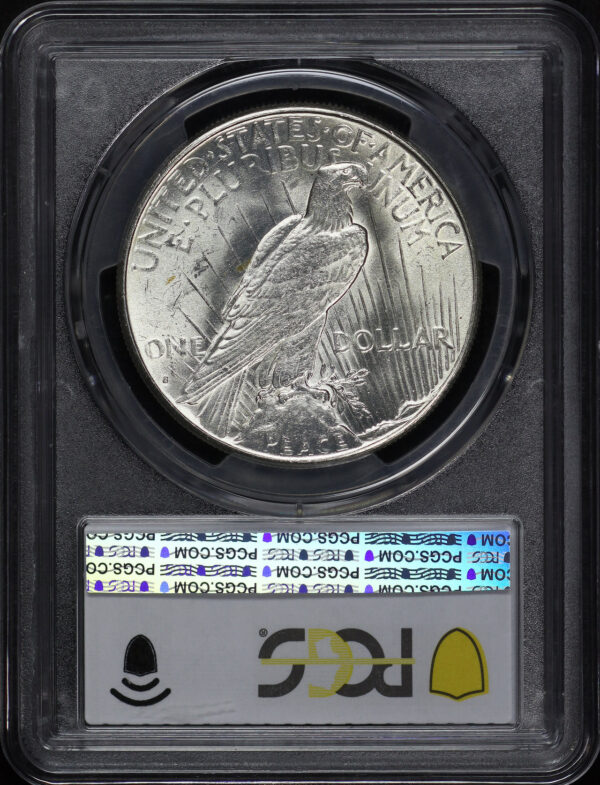 Reverse of this 1934-S Peace Dollar PCGS MS-62