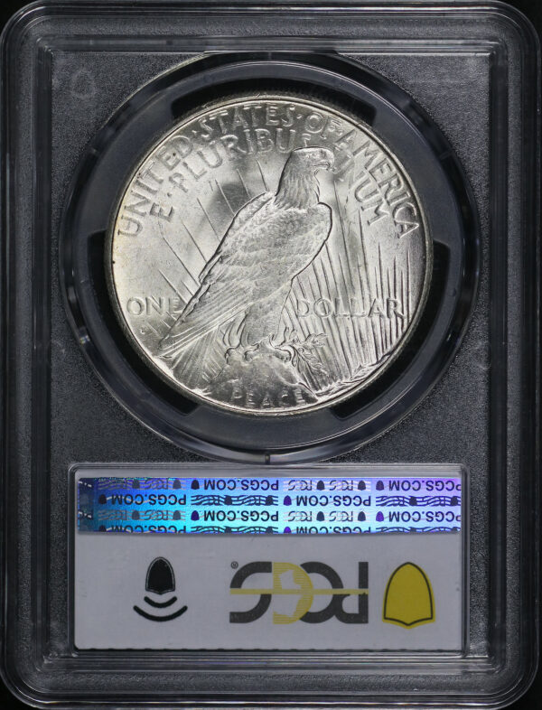 Reverse of this 1934-S Peace Dollar PCGS MS-62