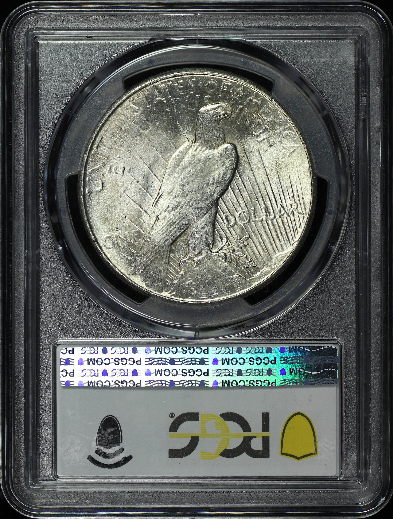 Reverse of this 1935 Peace Dollar PCGS MS-62