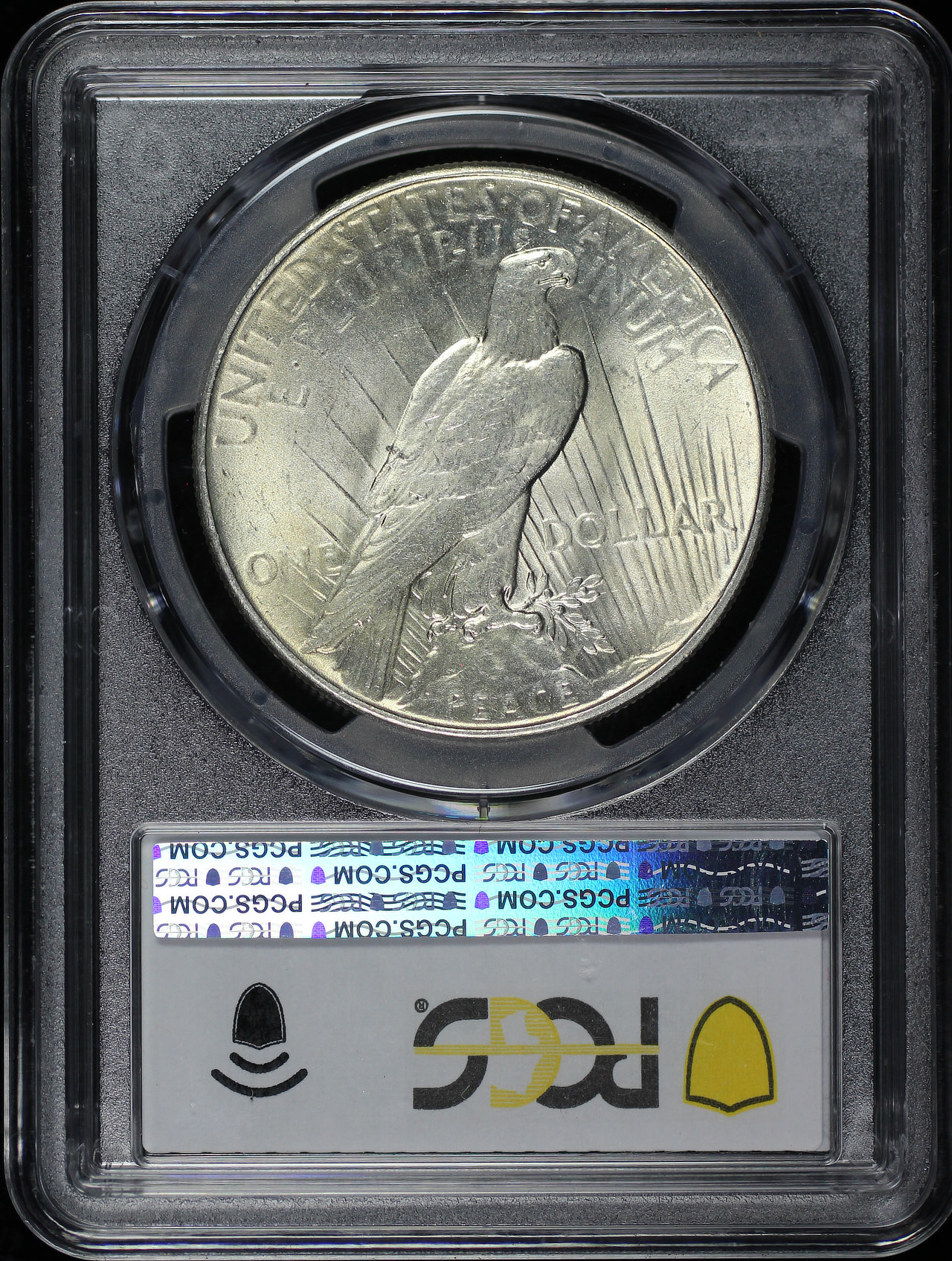 Reverse of this 1935 Peace Dollar PCGS MS-63