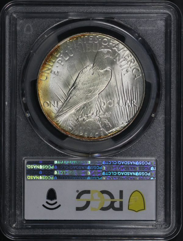 Reverse of this 1935 Peace Dollar PCGS MS-66+