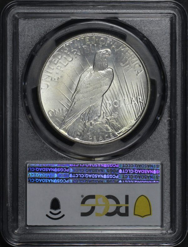 Reverse of this 1935 Peace Dollar PCGS MS-67