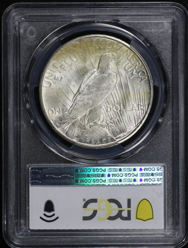 Reverse of this 1935-S Peace Dollar PCGS MS-65