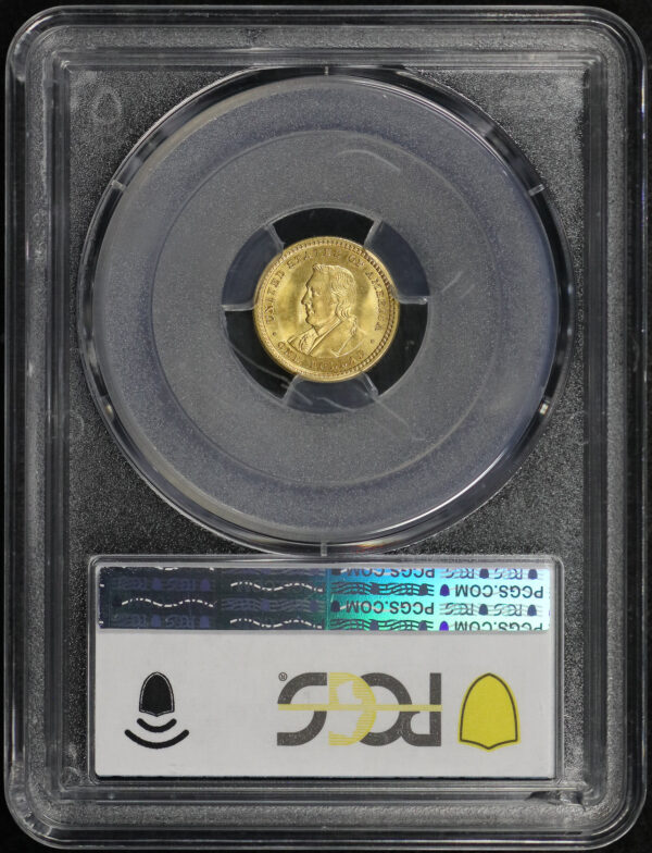 Reverse of this 1904 G$1 Lewis and Clark Gold Commemorative PCGS MS-65