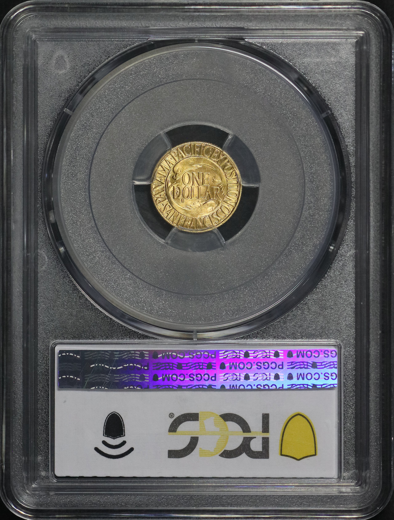 Reverse of this 1915-S G$1 Panama-Pacific Gold Commemorative PCGS MS-67