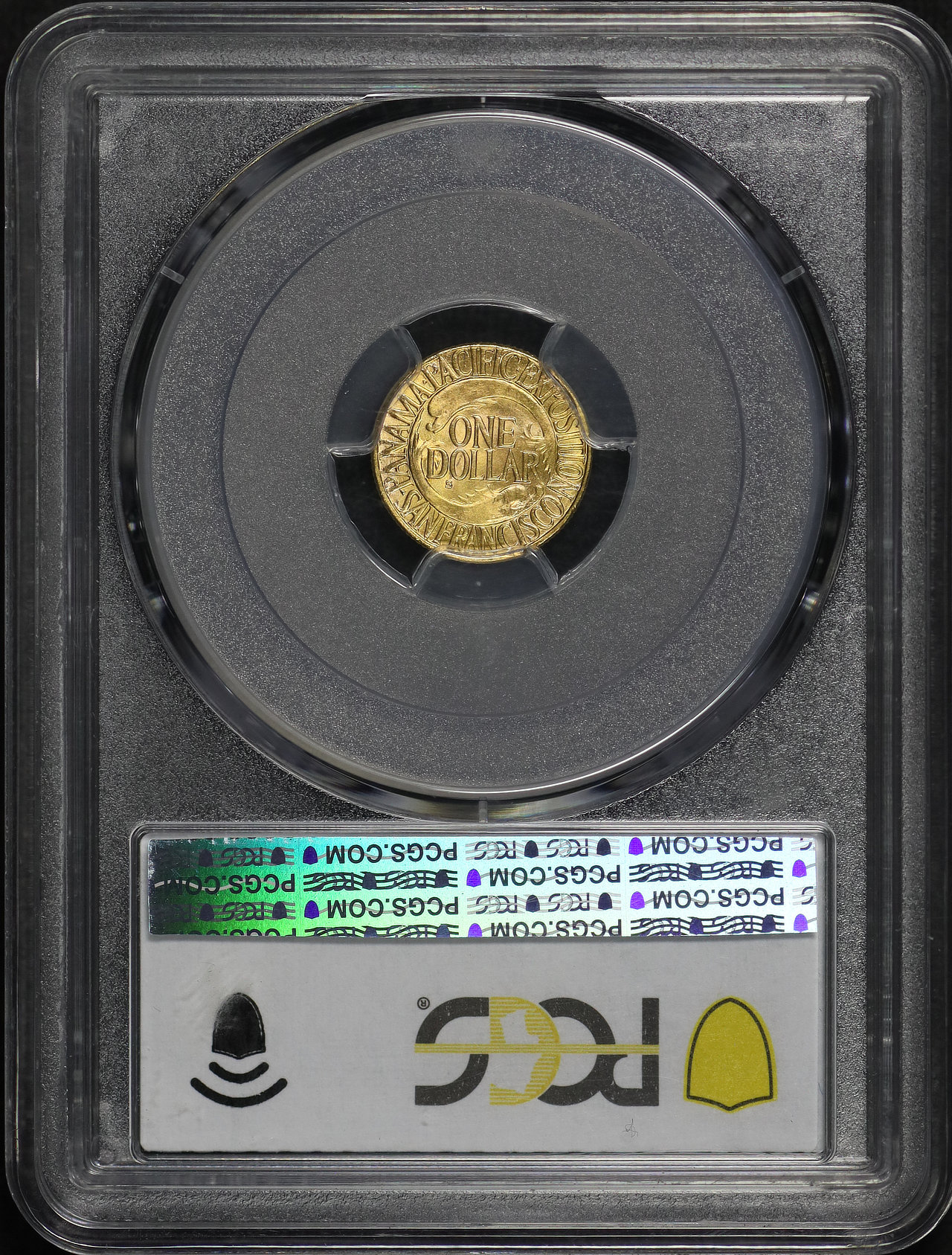 Reverse of this 1915-S G$1 Panama-Pacific Gold Commemorative PCGS MS-65