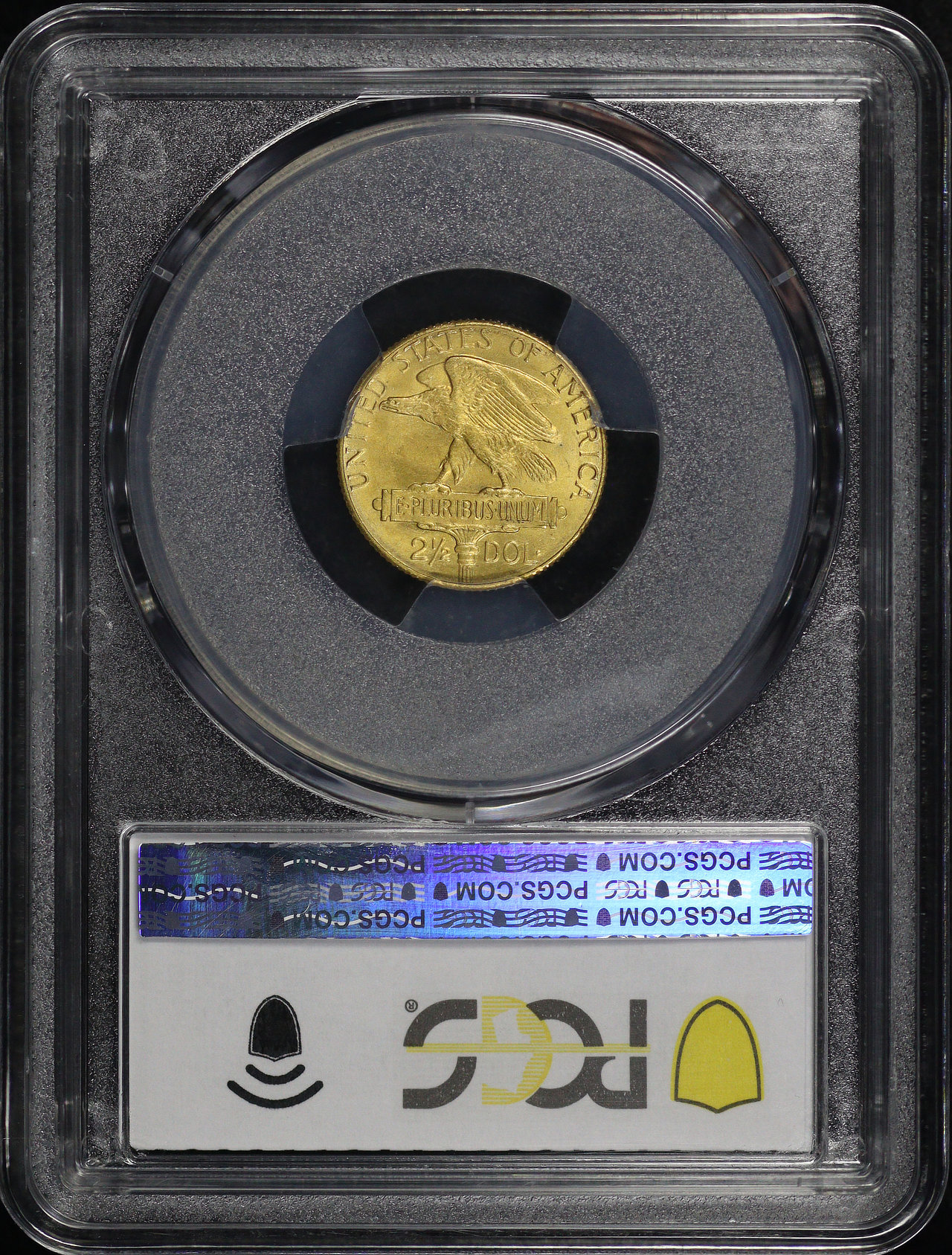 Reverse of this 1915-S $2.50 Panama-Pacific Gold Commemorative PCGS MS-66