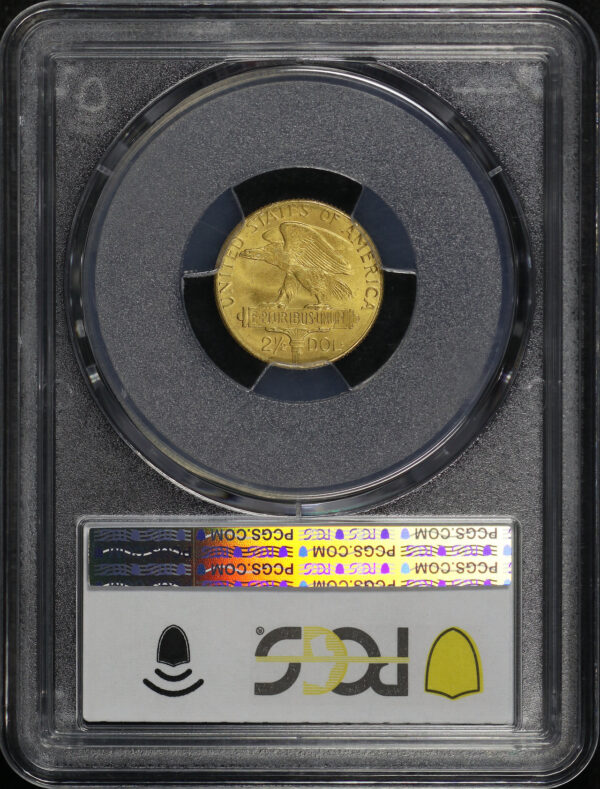 Reverse of this 1915-S $2.50 Panama-Pacific Gold Commemorative PCGS MS-66+ CAC