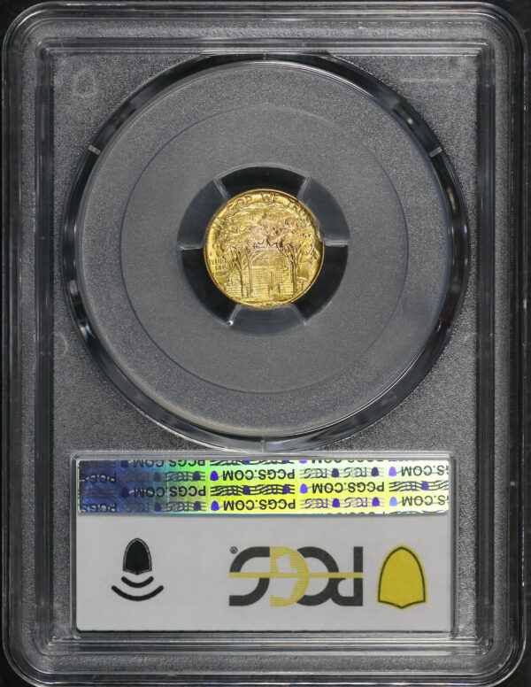 Reverse of this 1922 G$1 Grant, Star Gold Commemorative PCGS MS-66+