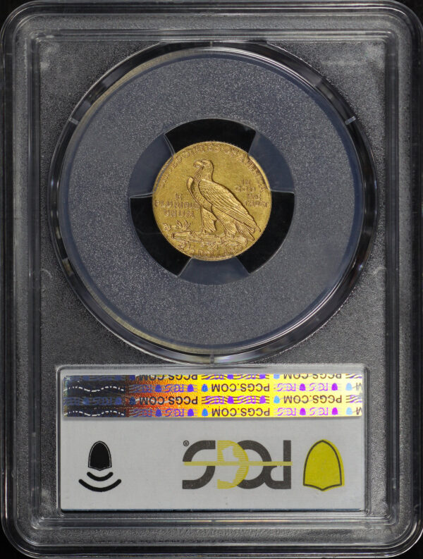Reverse of this 1911-D Indian $2.5 Strong D PCGS MS-62