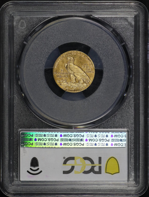 Reverse of this 1911-D Indian $2.5 Strong D PCGS MS-63
