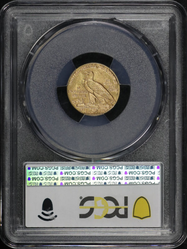 Reverse of this 1913 Indian $2.5 PCGS MS-63