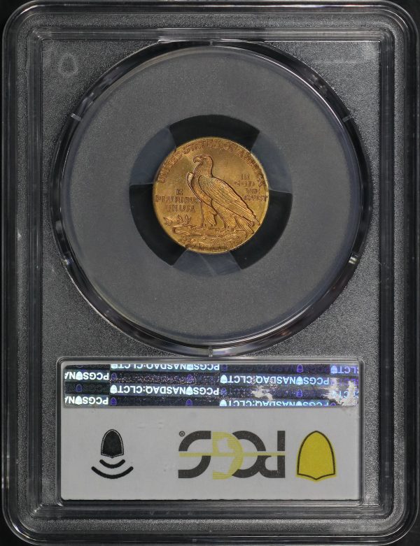 Reverse of this 1914 Indian $2.5 PCGS MS-65+