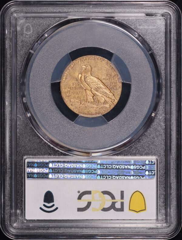 Reverse of this 1913-S Indian $5 PCGS MS-62