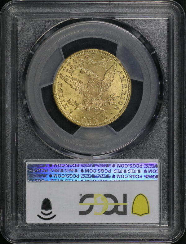 Reverse of this 1901 Liberty Head $10 PCGS MS-62