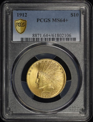 Obverse of this 1912 Indian $10 Motto PCGS MS-64+