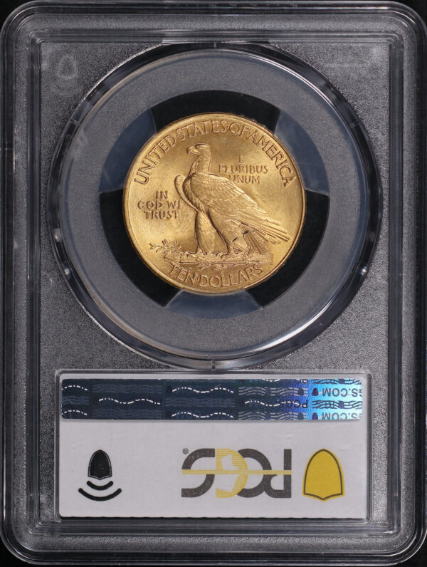 Reverse of this 1914 Indian $10 Motto PCGS MS-64