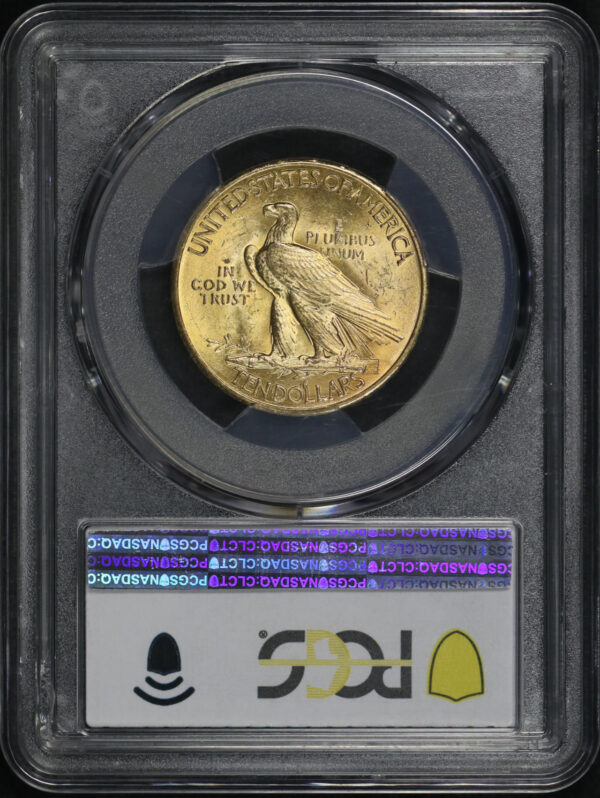 Reverse of this 1926 Indian $10 Motto PCGS MS-64