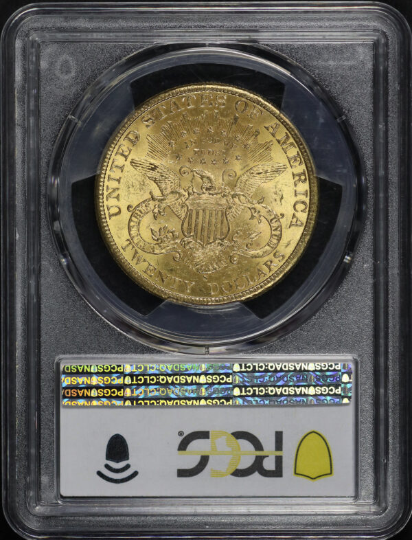 Reverse of this 1898-S Liberty Head $20 Type 3 PCGS MS-63