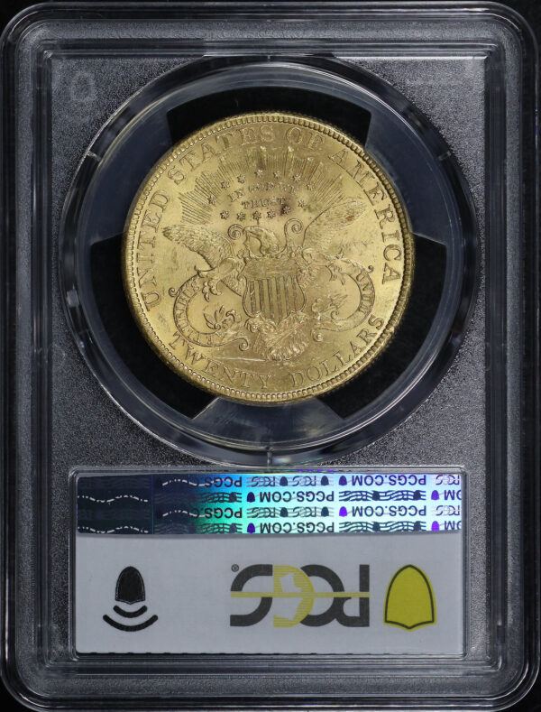 Reverse of this 1900 Liberty Head $20 Type 3 PCGS MS-63