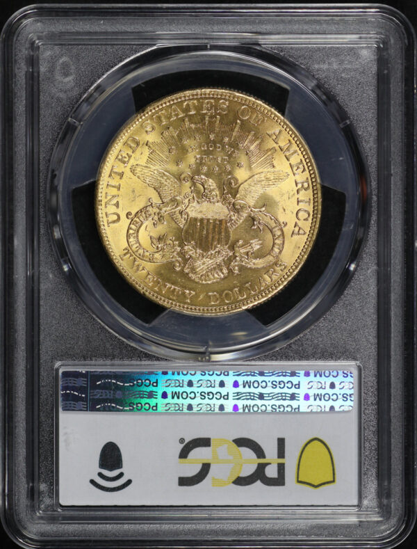 Reverse of this 1904 Liberty Head $20 Type 3 PCGS MS-63