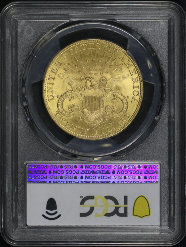 Reverse of this 1904 Liberty Head $20 Type 3 PCGS MS-64
