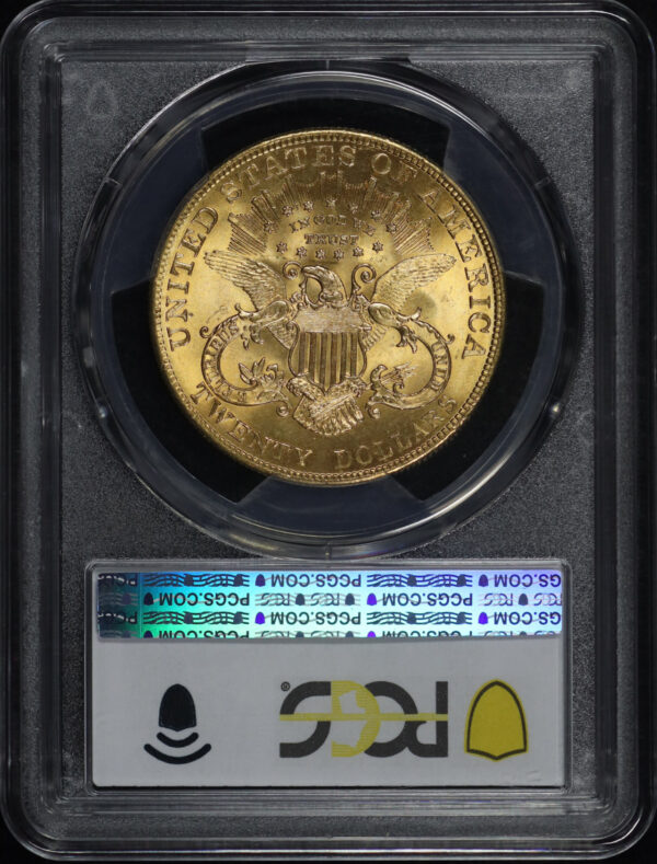 Reverse of this 1904 Liberty Head $20 Type 3 PCGS MS-64
