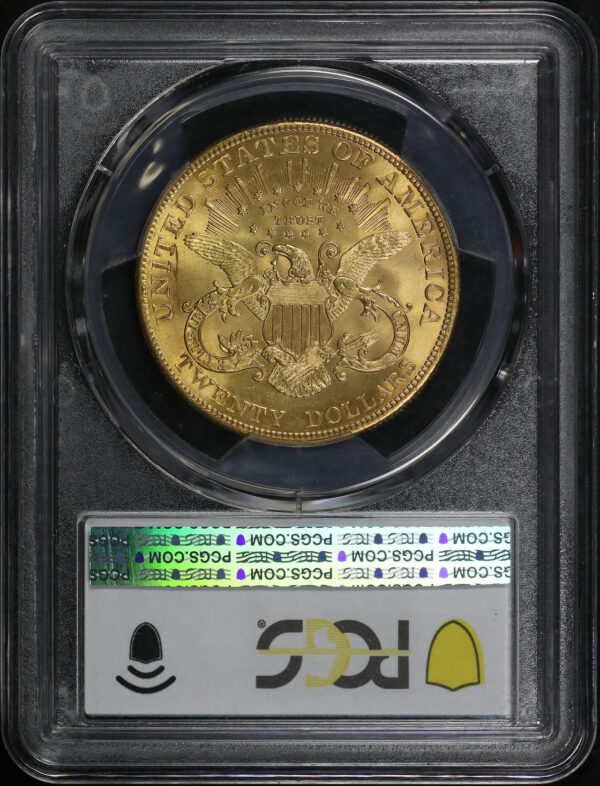 Reverse of this 1904 Liberty Head $20 Type 3 PCGS MS-65