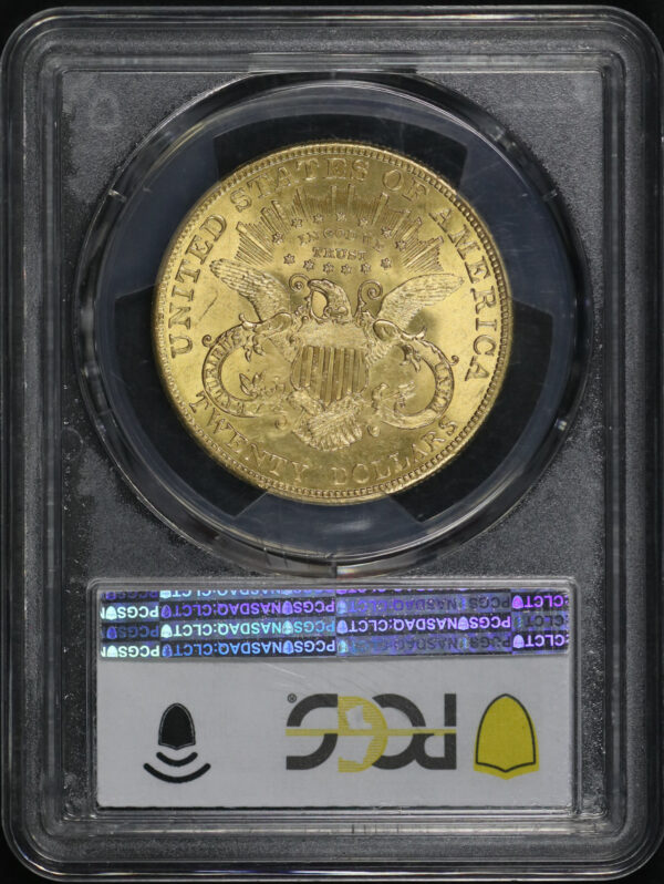 Reverse of this 1904 Liberty Head $20 Type 3 PCGS MS-63
