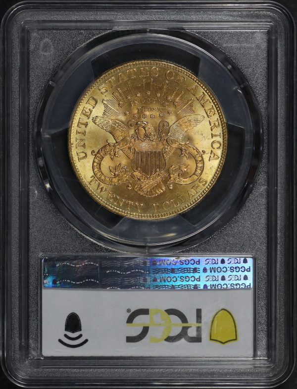 Reverse of this 1904 Liberty Head $20 Type 3 PCGS MS-66