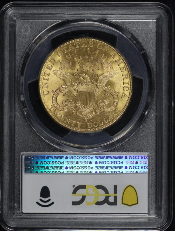 Reverse of this 1904-S Liberty Head $20 Type 3 PCGS MS-62