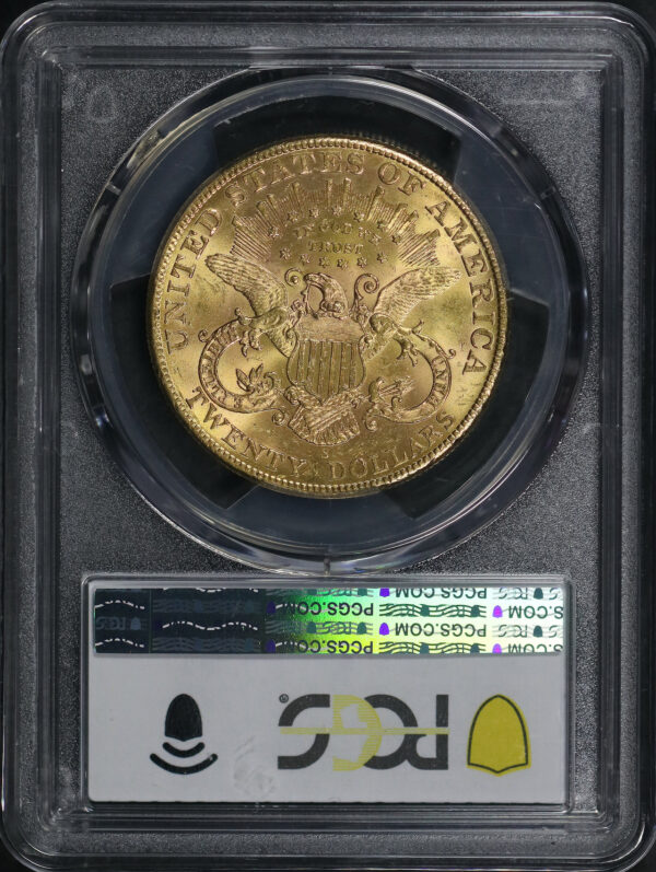 Reverse of this 1904-S Liberty Head $20 Type 3 PCGS MS-63
