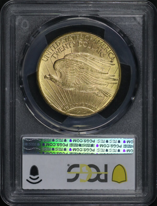 Reverse of this 1910-D St. Gaudens $20 PCGS MS-64