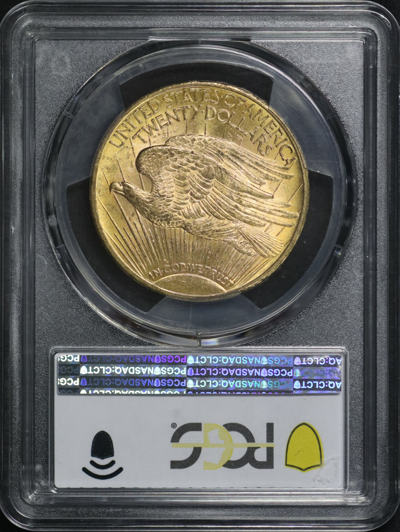 Reverse of this 1912 St. Gaudens $20 PCGS MS-63