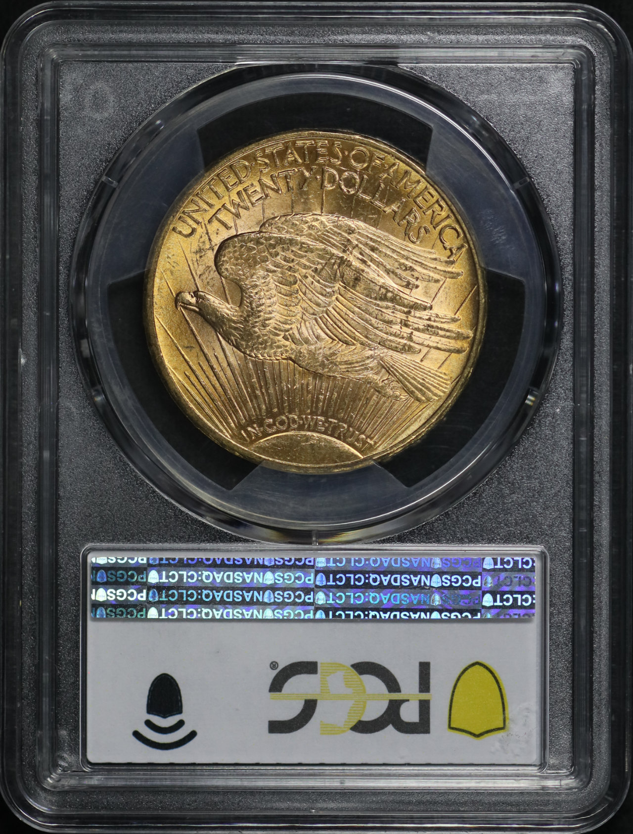 Reverse of this 1912 St. Gaudens $20 PCGS MS-63