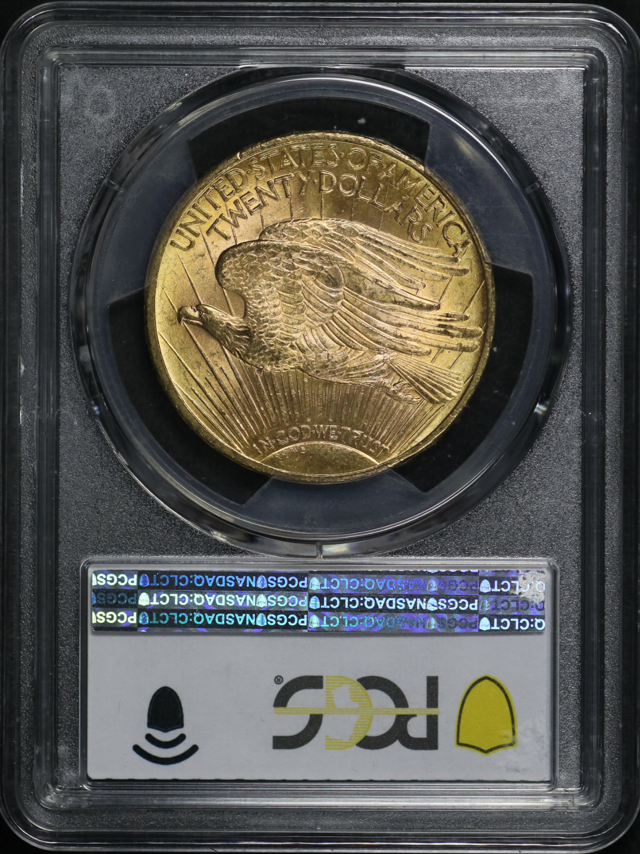 Reverse of this 1912 St. Gaudens $20 PCGS MS-63