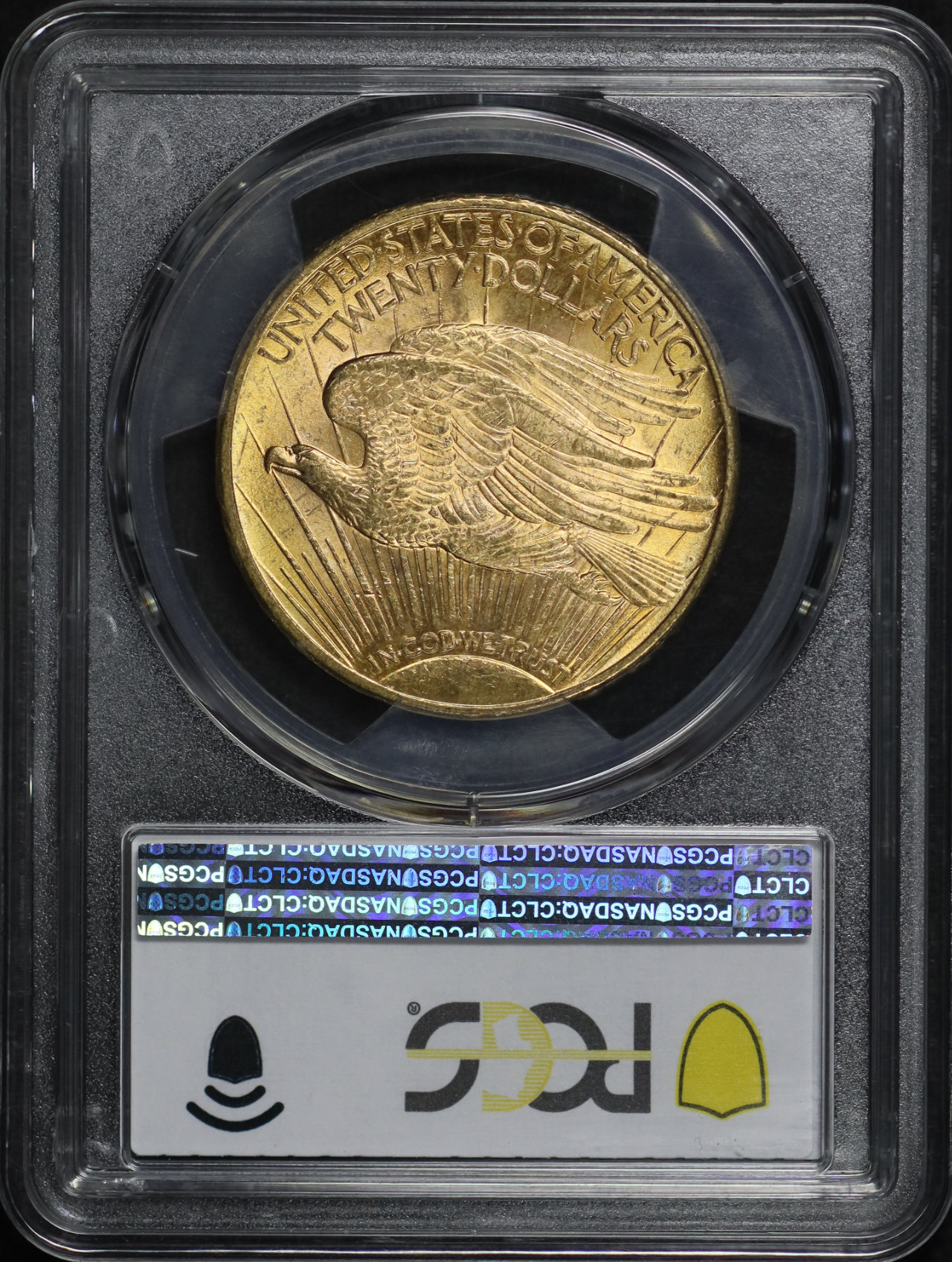 Reverse of this 1912 St. Gaudens $20 PCGS MS-63