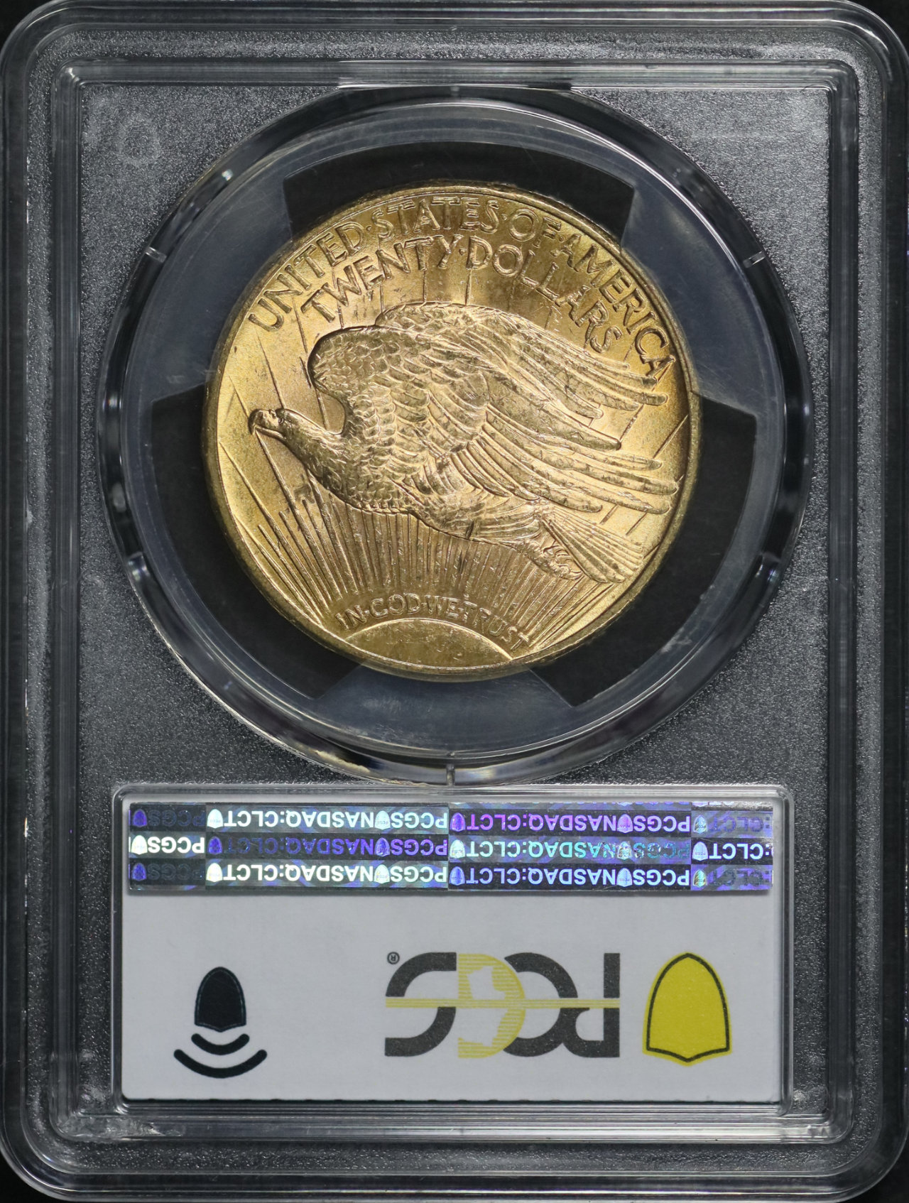 Reverse of this 1912 St. Gaudens $20 PCGS MS-63