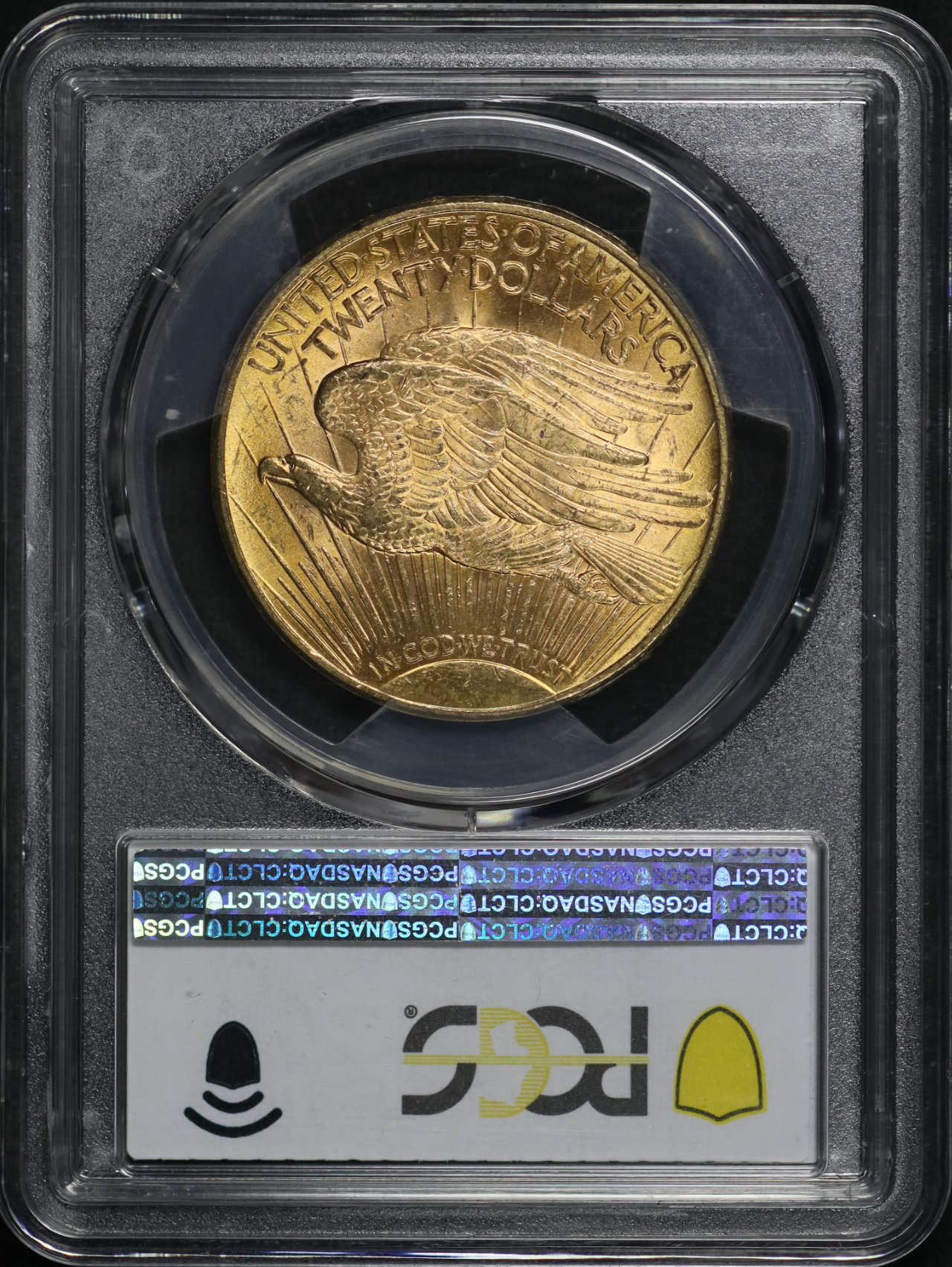 Reverse of this 1912 St. Gaudens $20 PCGS MS-63