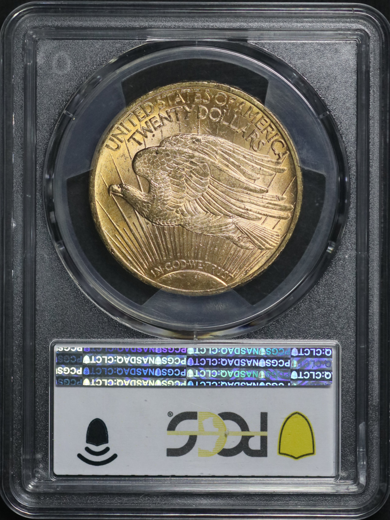 Reverse of this 1912 St. Gaudens $20 PCGS MS-63