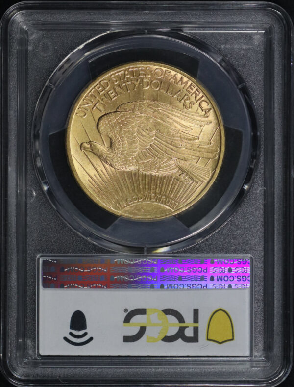 Reverse of this 1914-S St. Gaudens $20 PCGS MS-62