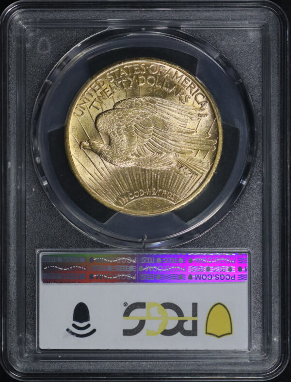 Reverse of this 1914-S St. Gaudens $20 PCGS MS-63