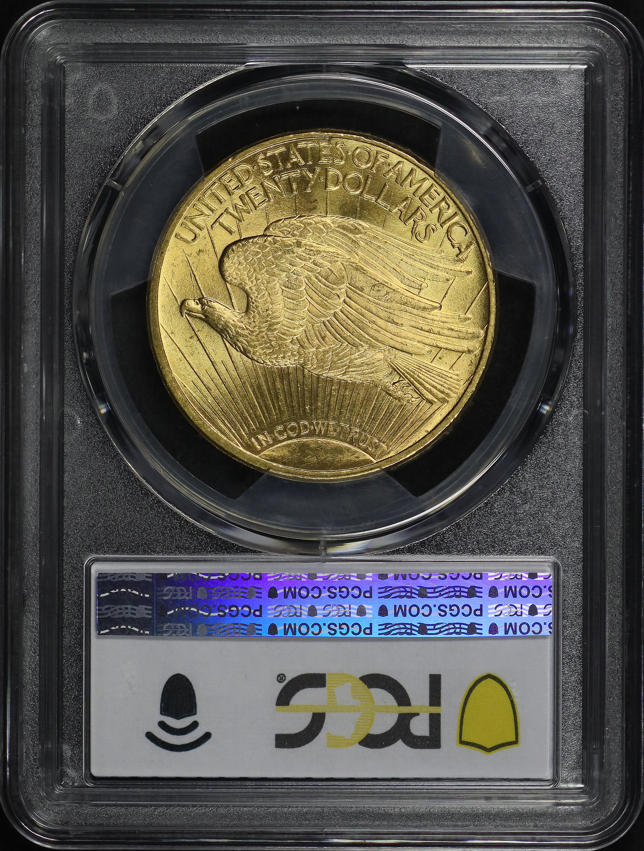 Reverse of this 1914-S St. Gaudens $20 PCGS MS-63