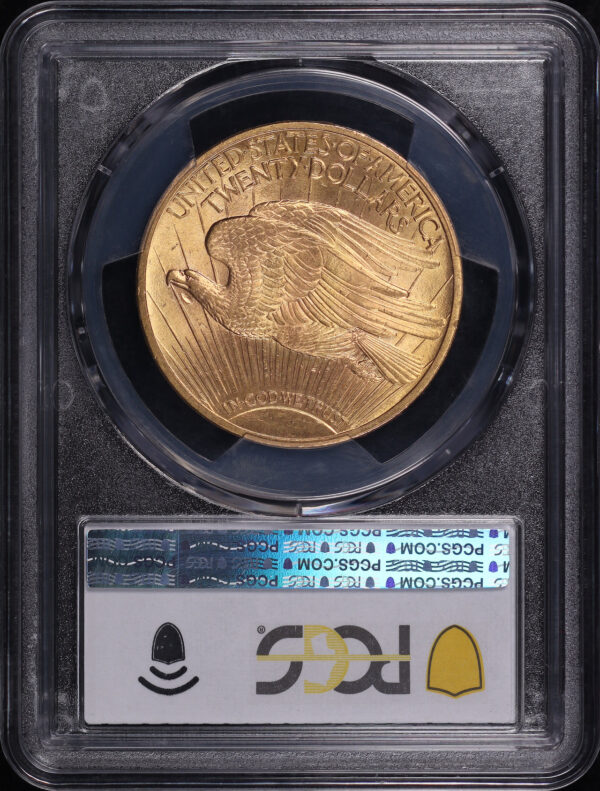 Reverse of this 1915 St. Gaudens $20 PCGS MS-63