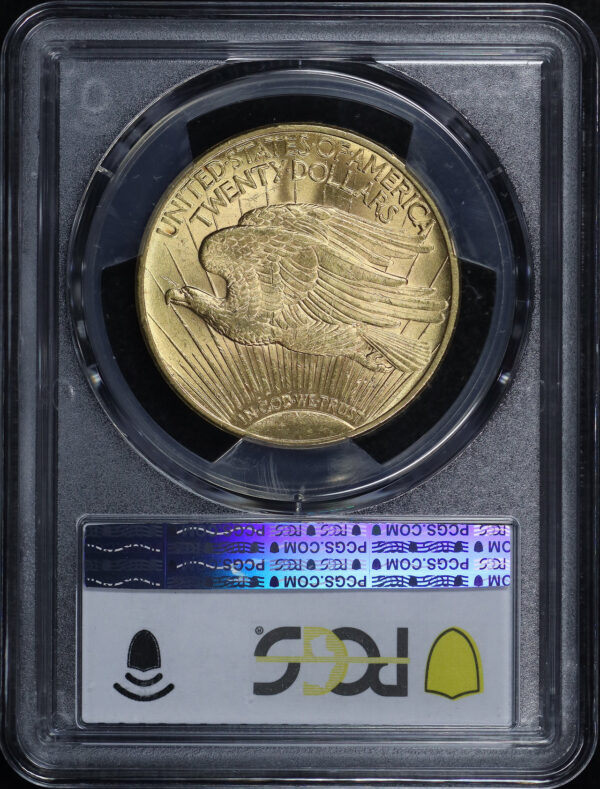 Reverse of this 1920 St. Gaudens $20 PCGS MS-62