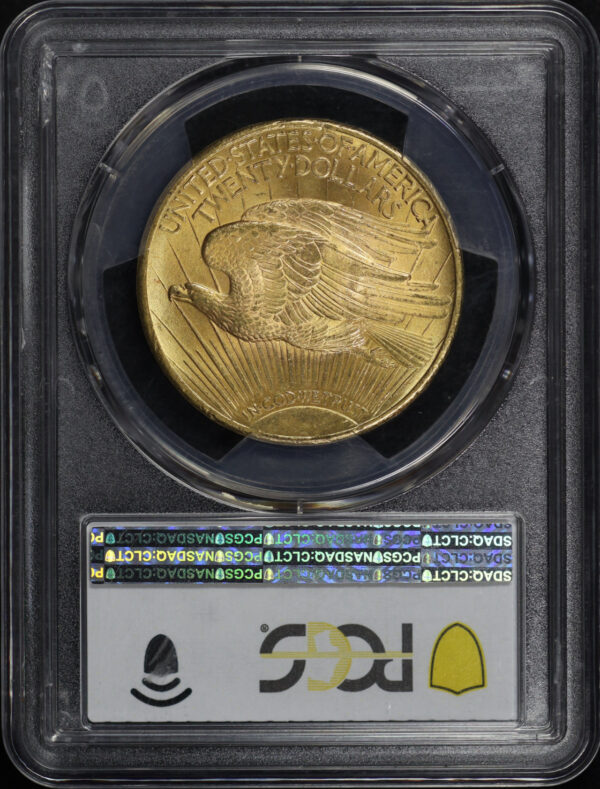 Reverse of this 1924 St. Gaudens $20 PCGS MS-64